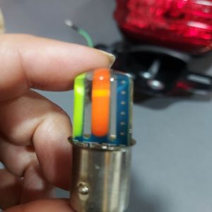لامپ خطر چشمک زن موتور سیکلت مدل ژله ای بسته 1عددی