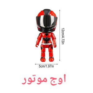 آویز موتور طرح کلاه کاسکت آدمکدار