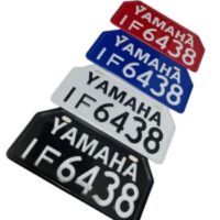 خرید و قیمت پلاک فلزی تزیینی موتورسیکلت یاماها (YAMAHA) | نوشته برجسته و باکیفیت