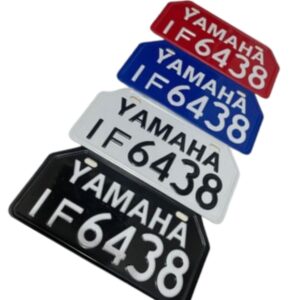 خرید و قیمت پلاک فلزی تزیینی موتورسیکلت یاماها (YAMAHA) | نوشته برجسته و باکیفیت