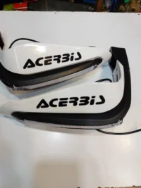 هندگارد چراغدار سفید اکربیس (Acerbis) - محافظ دست موتورسیکلت
