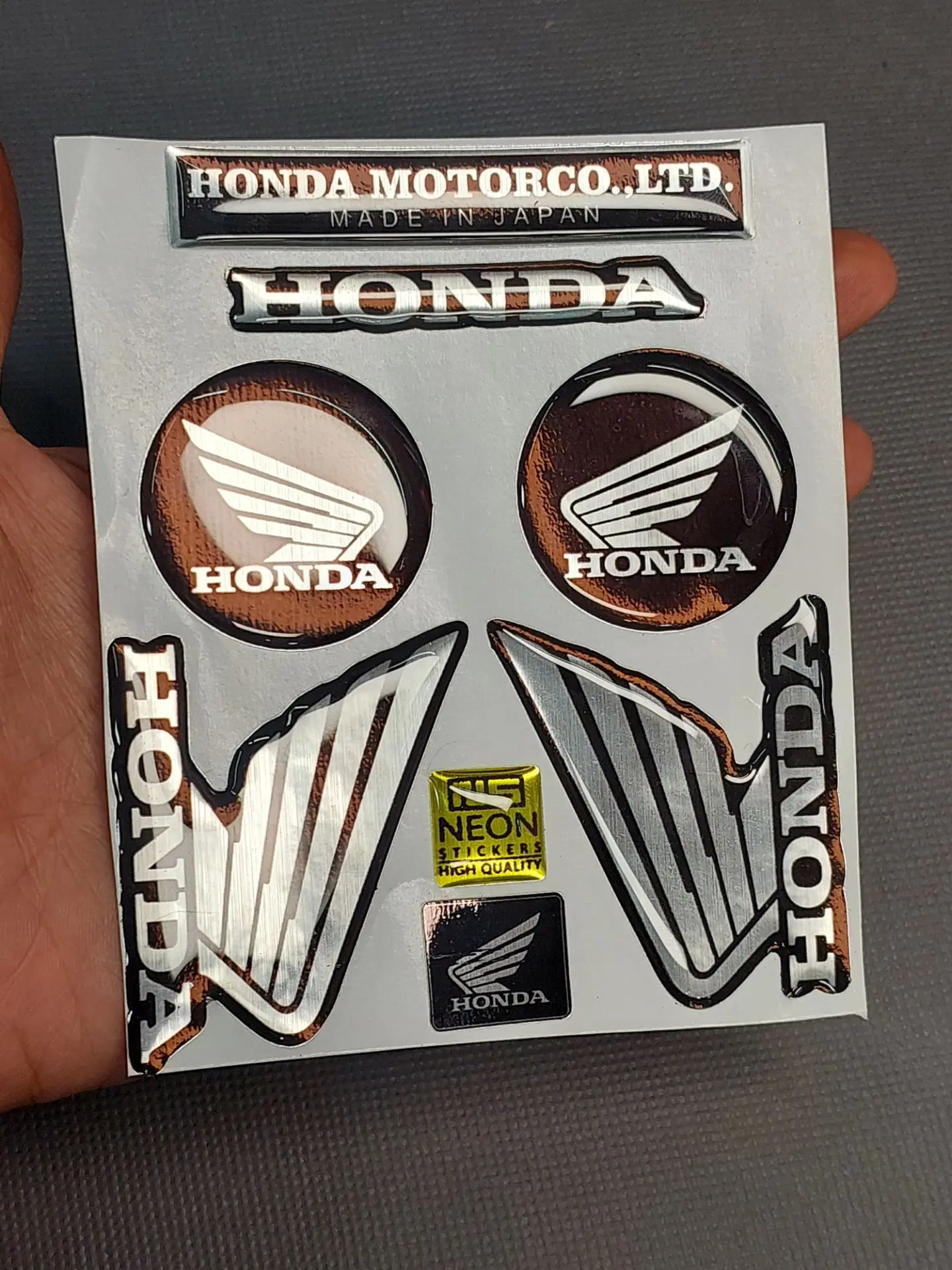 ست برچسب و ارم ژلهای پر هوندا (HONDA)